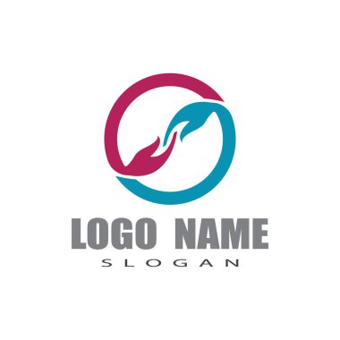 El Bakımı Logo Şablonu Vektör İşletmesi