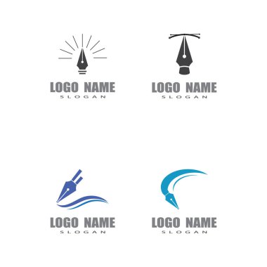 Pentool simgesi düz tasarım vektör çizim sembolü