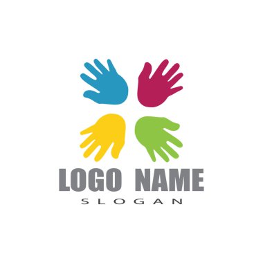 El Bakımı Logo Şablonu Vektör İşletmesi