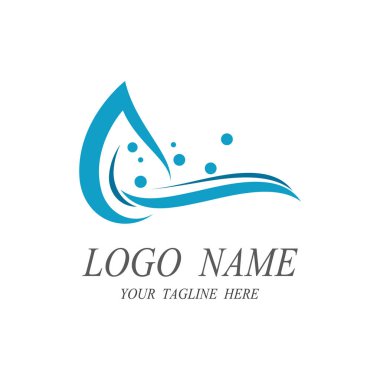 su damlası Logo Şablonu vektör çizimi tasarımı
