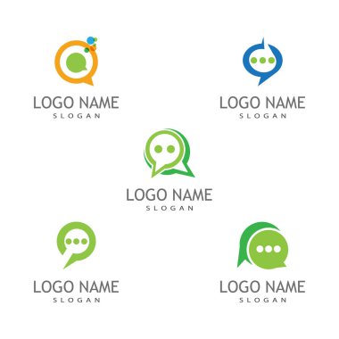 Grafik Tasarım Projeleri için Konuşma Kabarcığı Simgesi Simgesi