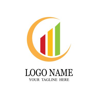 İş Finansmanı profesyonel logo şablon vektörü