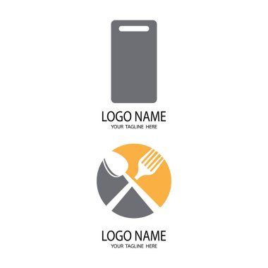 Mutfak simgesi pişirme araçları vektör düz tasarım