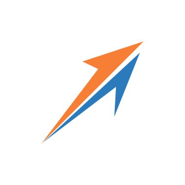 Ok vektör illüstrasyon simgesi Logo Şablonu tasarımı