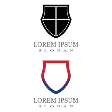 Kalkan Logo Şablonu vektör tasarımı