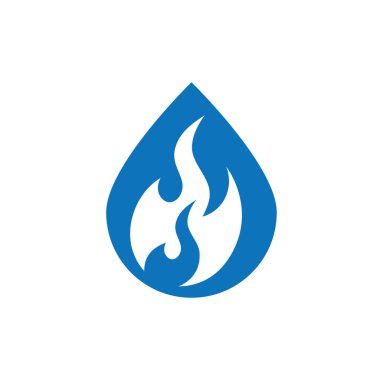 Ateş vektörü çizim şablonunu ateşle