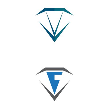 Diamond Logo Şablonu vektör çizimi tasarımı