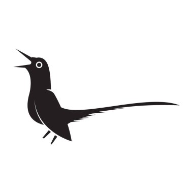 Kuş Logo şablonu tasarım vektör, amblem, tasarım konsepti, yaratıcı sembolü, simgesi