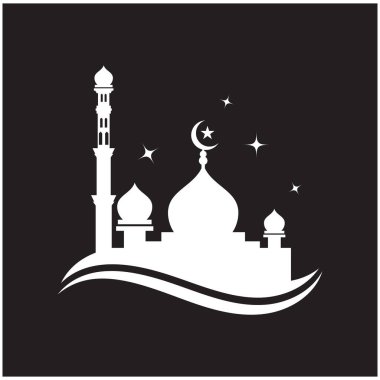Cami Logosu Şablonu vektör çizimi tasarımı