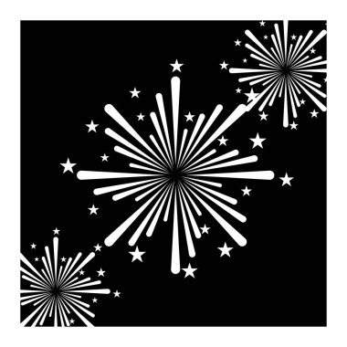 Havai fişekler Logo Şablonu vektör sembolü doğa