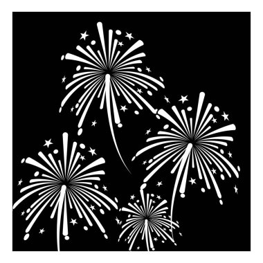 Havai fişekler Logo Şablonu vektör sembolü doğa