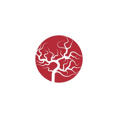 Damarlar Logo Şablonu vektör sembolü doğa