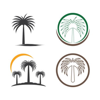 Tarih Ağacı Dalga Logosu Vektör Sembolü Doğayı Ayarlar