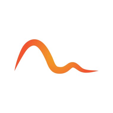 Ses dalgaları vektör çizim şablonu