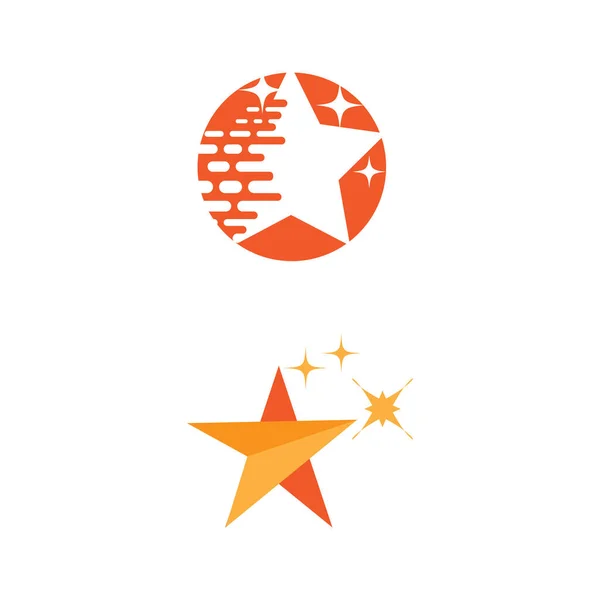 Дизайн Векторной Иллюстрации Иконки Звезды — стоковый вектор