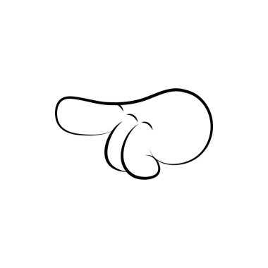 El Dalgası Logo Şablonu vektör sembolü doğa