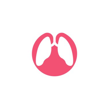 Lung Logo Şablonu vektör sembolü doğa