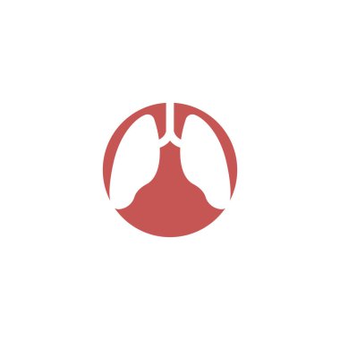 Lung Logo Şablonu vektör sembolü doğa