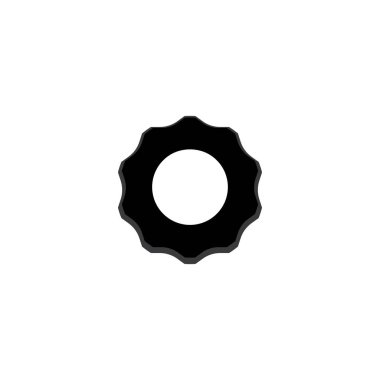 Gear Logo Şablonu vektör çizimi tasarımı