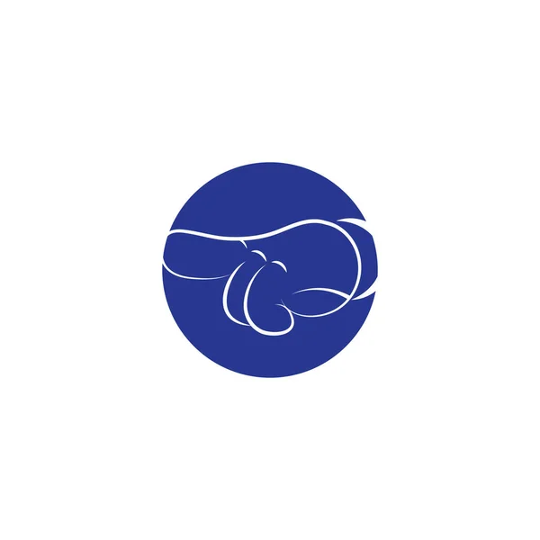 Ручная Волна Логотип Шаблона Векторный Символ Природы — стоковый вектор