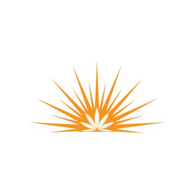 kenevir yaprağı illüstrasyonu, yeşil simge 