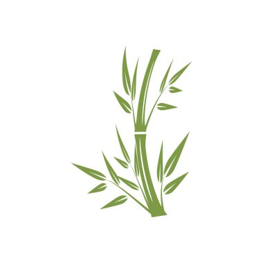 Bambu Logo Şablonu vektör çizimi tasarımı