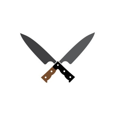 Mutfak simgesi pişirme araçları vektör düz tasarım