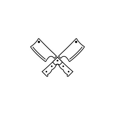 Mutfak simgesi pişirme araçları vektör düz tasarım