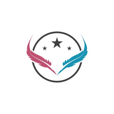 Tüyler Logo Şablonu vektör sembolü doğa