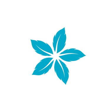 Yaprak Simgesi Vektör İllüstrasyon Tasarım Logosu şablonu