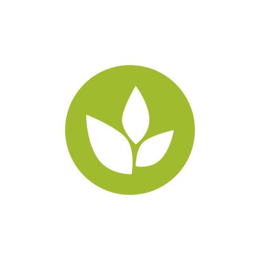 Yaprak Simgesi Vektör İllüstrasyon Tasarım Logosu şablonu