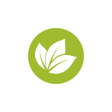 Yaprak Simgesi Vektör İllüstrasyon Tasarım Logosu şablonu