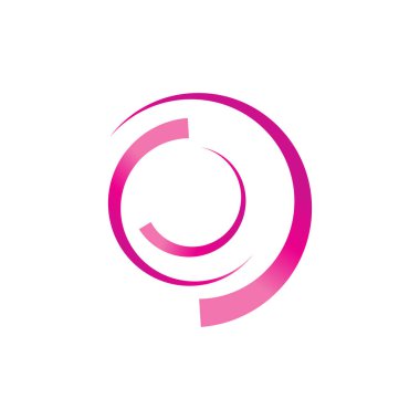 Daire vektör düz dizayn şablonu logosu