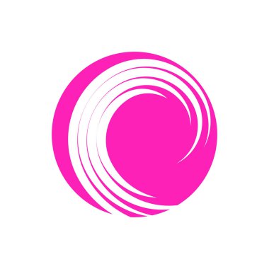 Daire vektör düz dizayn şablonu logosu