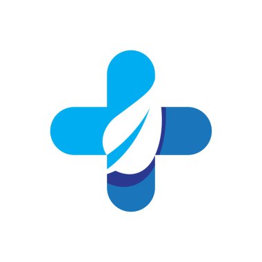 Tıbbi Haç illüstrasyon Logo şablon vektör tasarımı