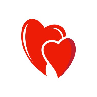 Güzellik Aşk Vektörü simge tasarım şablonu