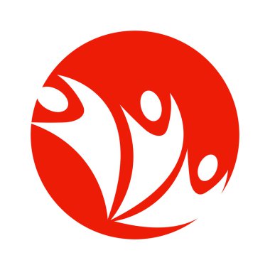 Evlat Edinme ve Toplum Bakımı Logo şablonu vektör simgesi