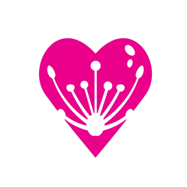 Dandelion flower logo vector template design
