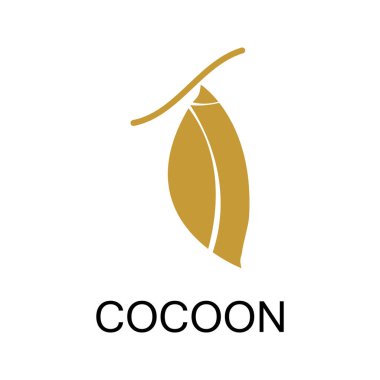 Koza illüstrasyon logo vektör tasarımı