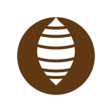 Koza illüstrasyon logo vektör tasarımı