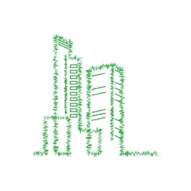 Şehir silüeti, düz tasarım şehir silüeti vektör illüstrasyon