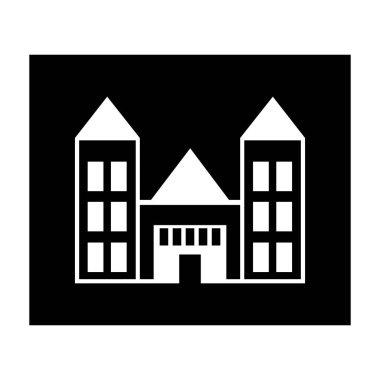 Castle Logo Şablonu vektör sembolü