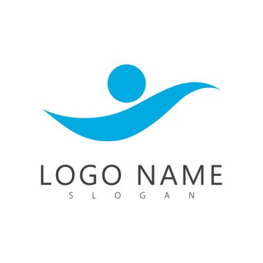 Community, network and social logo flat and symbol design vector