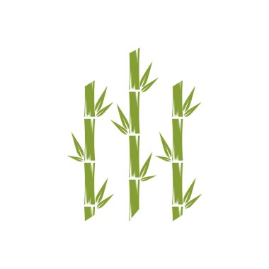 Bambu Logo Şablonu vektör çizimi tasarımı