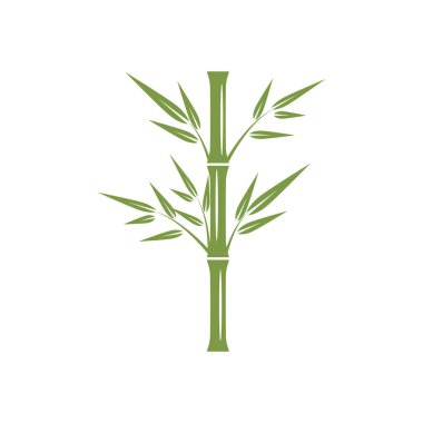 Bambu Logo Şablonu vektör çizimi tasarımı