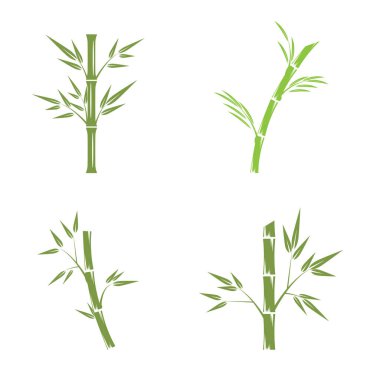 Bambu Logo Şablonu vektör çizimi tasarımı