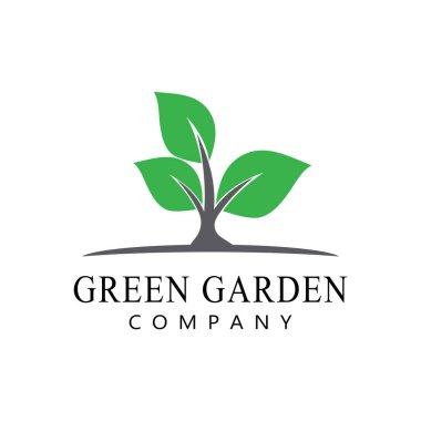 Yaprak Simgesi Vektör İllüstrasyon Tasarım Logosu şablonu