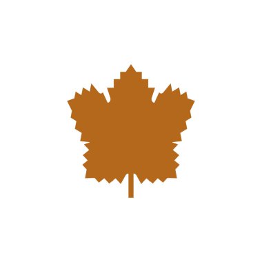 Akçaağaç yaprağı vektör çizim şablonu