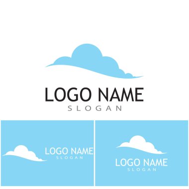 Çin bulutları Logo Şablon vektör tasarımı