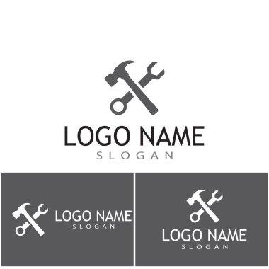 Servis Araçları vektör resimleme şablonu